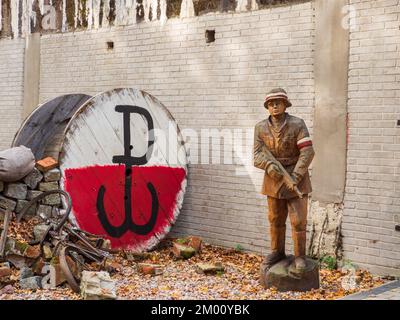 Ketrzyn, Polen - Juli 2019 Wolfsschanze war Adolf Hitlers erstes Militärhauptquartier an der Ostfront im Zweiten Weltkrieg Wolfsschanze, Wolfschanze. Kętr Stockfoto