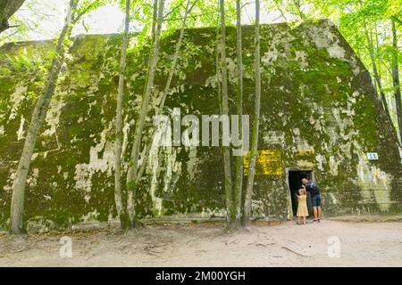 Ketrzyn, Polen - Juli 2019 Wolfsschanze war Adolf Hitlers erstes Militärhauptquartier an der Ostfront im Zweiten Weltkrieg Wolfsschanze, Wolfschanze. Wilc Stockfoto