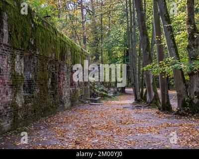 Ketrzyn, Polen - Juli 2019 Wolfsschanze war Adolf Hitlers erstes Militärhauptquartier an der Ostfront im Zweiten Weltkrieg Wolfsschanze, Wolfschanze. Kętr Stockfoto