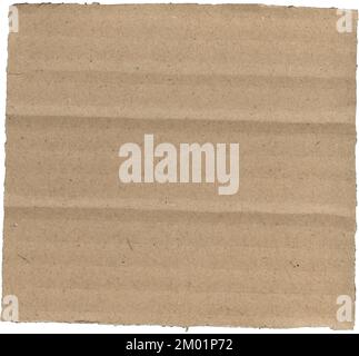 Zerrissene Pappstrukturen, ein Stück Papppapier Stockfoto