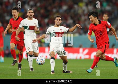 Doha, Katar. 2.. Dezember 2022. Ricardo Horta (POR) Fußball : FIFA Weltmeisterschaft Katar 2022 Gruppenspiel Gruppe H zwischen Korea 2-1 Portugal im Education City Stadium in Doha, Katar . Kredit: Mutsu Kawamori/AFLO/Alamy Live News Stockfoto