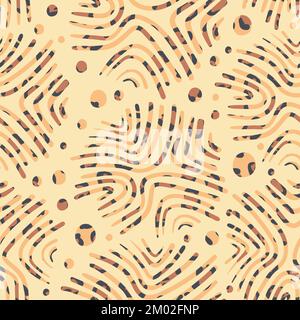 Afrikanisches ethnisches Design mit abstrakter geometrischer Verzierung. Stock Vektor