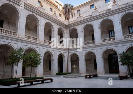 Museo de Málaga - Palacio de La Aduana, Málaga, Spanien. Stockfoto