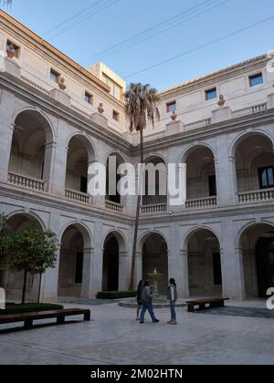 Museo de Málaga - Palacio de La Aduana, Málaga, Spanien. Stockfoto