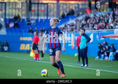 Barcelona, Spanien, 4tth. Dezember 2022: Fridolina Rolfo in Aktion während des Finetwork Liga F-Spiels zwischen dem FC Barcelona Femeni gegen Real Sociedad im Estadi Johan Cruyff, Barcelona (Unnati Naidu/SPP) Kredit: SPP Sport Press Photo. Alamy Live News Stockfoto