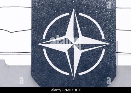 Gdynia, Polen. 3.. Dezember 2022 HNLMS Tromp F803, Dutch De Zeven Provinciën-Klasse-Fregatte der ständigen NATO Maritime Group One SNMG1 © Wojciech Strozyk / Alamy Live News Stockfoto