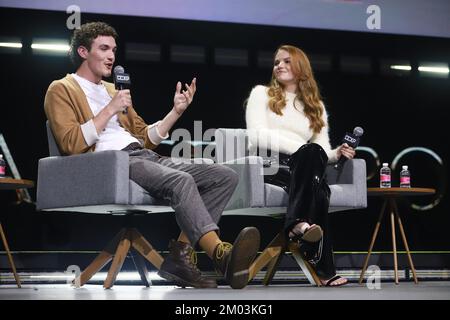 Sao Paulo, Sao Paulo, Brasilien. 3.. Dezember 2022. (INT) Stars der Amazon Prime Video-Serie nehmen an der Podiumsdiskussion auf der CCXP 22 Teil. Kredit: ZUMA Press, Inc./Alamy Live News Stockfoto