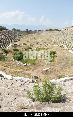 Das Stadion der Aphrodisias, eines der größten der Welt Stockfoto