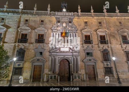 Royal Chancellery (Real Chancillería) von Granada, derzeit Sitz des Obersten Gerichtshofs von Andalusien, Spanien Stockfoto