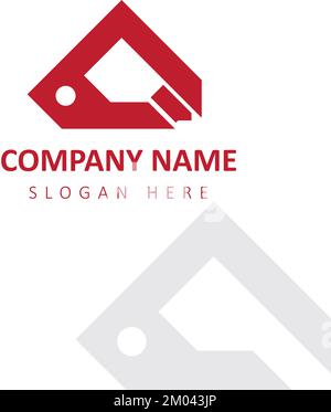 Modernes Logo-Design, lizenzfreies Unternehmens-Logo-Design Vektor-EPS-Dateiformat Stockfoto