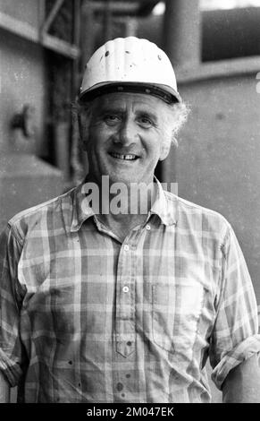 Die Hansa-Grube in Dortmund aus der Kokerei der Grube mit Blick auf das Grubengelände am 14.07.1975 in Dortmund Miners, Deutschland, EU Stockfoto