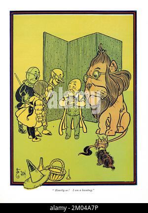 Wizard of Oz von L Frank Baum, 1900 - hochauflösende Illustration von William Wallace Denslow. Digital verbessert.16 Stockfoto