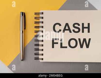 Cashflow, Kapitalflussrechnung. Finanzmanagement-Konzept. Hochwertiges Foto Stockfoto