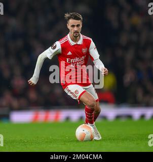 03. November 2022 - Arsenal / FC Zürich - UEFA Europa League - Gruppe A - Emirates Stadion Arsenal Fabio Vieira während des Spiels gegen den FC Zürich Bild : Mark Pain / Alamy Stockfoto