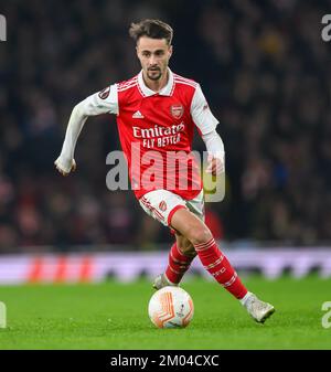 03. November 2022 - Arsenal / FC Zürich - UEFA Europa League - Gruppe A - Emirates Stadion Arsenal Fabio Vieira während des Spiels gegen den FC Zürich Bild : Mark Pain / Alamy Stockfoto