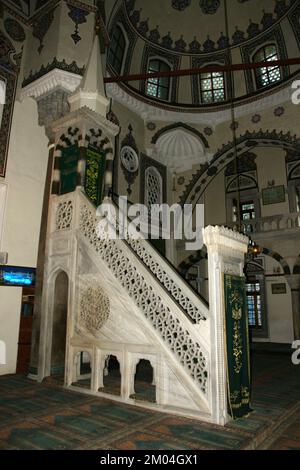 Die Kara Ahmet Pascha Moschee und das Grab befinden sich in Istanbul, der Türkei, und wurden im 16.. Jahrhundert von Mimar Sinan erbaut. Stockfoto