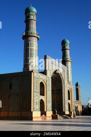 Herat im Westen Afghanistans. Die große Moschee von Herat (Freitagsmoschee oder Jama Masjid). Stockfoto