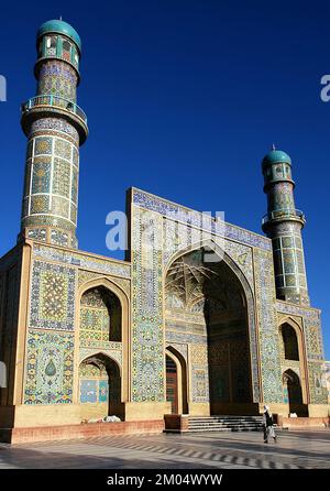Herat im Westen Afghanistans. Die große Moschee von Herat (Freitagsmoschee oder Jama Masjid). Stockfoto