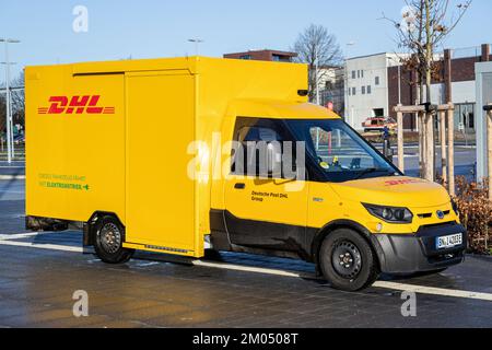 DHL StreetScooter Gigabox Stockfoto