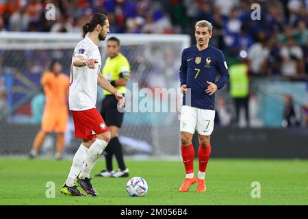 Grzegorz Krychowiak während der FIFA Fußball-Weltmeisterschaft, Katar. , . In Doha, Katar. (Foto von Pawel Andrachiewicz/PressFocus/Sipa USA) Quelle: SIPA USA/Alamy Live News Stockfoto