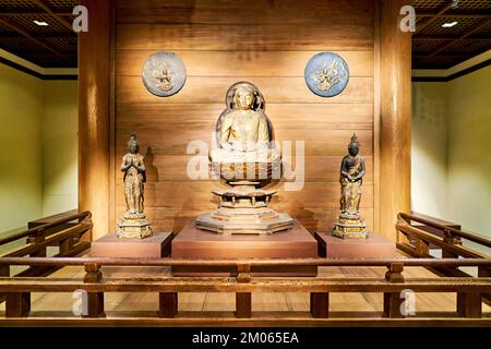 New York. Manhattan. Vereinigte Staaten. Das Metropolitan Museum of Art. Asiatische Kunstgalerie Stockfoto