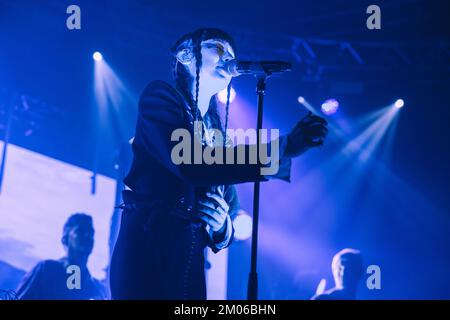 Mailand, Italien, 03.. Dezember 2022. Bonobo tritt live im Fabrique in Mailand auf. Credits: Maria Laura Arturi/Alamy Live News Stockfoto