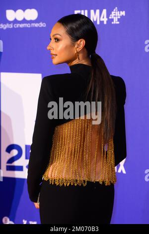 London, Großbritannien. 4. Dezember 2022 Alesha Dixon nimmt an der Zeremonie der British Independent Film Awards in Old Billingsgate im Osten Londons Teil. Foto: Sonntag, 4. Dezember 2022. Das Foto sollte lauten: Matt Crossick/Empics/Alamy Live News Stockfoto