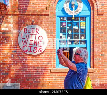 Günstiger Laden in Portland, Maine Stockfoto