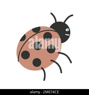 Niedliches Tier im skandinavischen Stil Stock Vektor