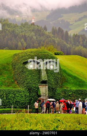 Der Riese am Eingang zu den Swarovski Kristallwelten, Wattens, Österreich, Europa Stockfoto