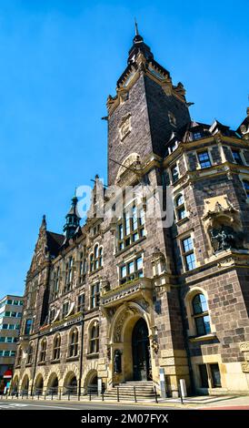 Das Elberfeld-Rathaus in Wuppertal in Nordrhein-Westfalen Stockfoto