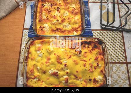 Gemischte Italienische Lasagne Stockfoto