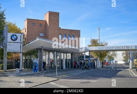 Tor 1, BMW Motorradwerk, am Juliusturm, Spandau, Berlin, Deutschland Stockfoto