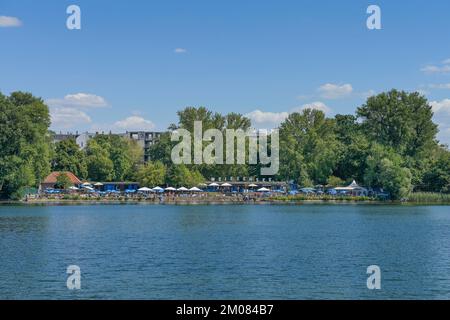 Strandbad, Weißer See, Weißensee, Pankow, Berlin, Deutschland Stockfoto