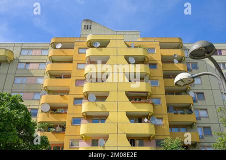Wohnhaus, Kreuzberger Zentrum, Skalitzer Straße, Kottbusser Tor, Kreuzberg, Friedrichshain-Kreuzberg, Berlin, Deutschland Stockfoto