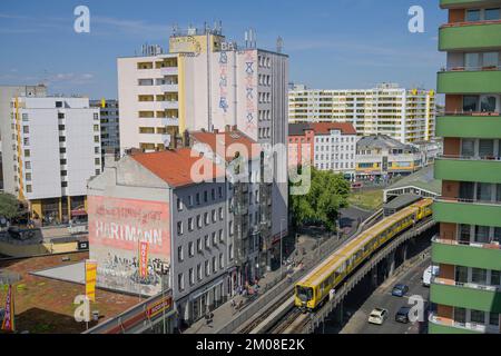 Wohnhäuser, Kreuzberger Zentrum, Skalitzer Straße, Kottbusser Tor, Kreuzberg, Friedrichshain-Kreuzberg, Berlin, Deutschland Stockfoto