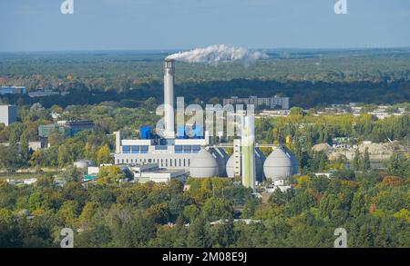 Klärwerk, Freiheit, Ruhleben, Spandau, Berlin, Deutschland Stockfoto