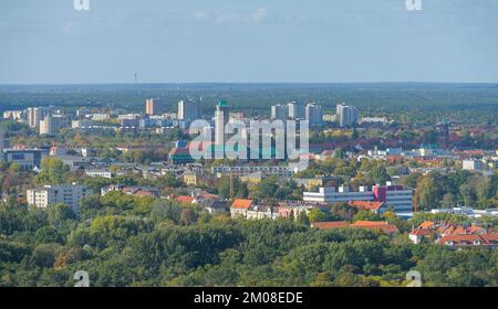 Panorama Altstadt Spandau, Berlin, Deutschland Stockfoto