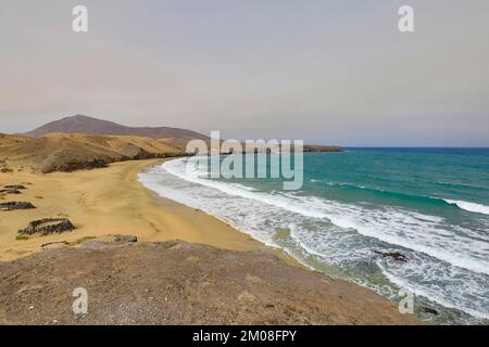 Papagayo Beach im Los Ajaches Nationalpark, Lanzarote, Kanarische Inseln, Spanien, Europa Stockfoto