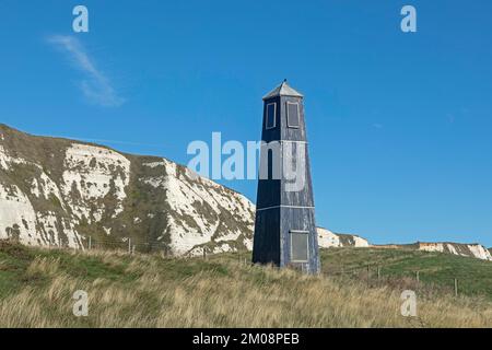 Tower, Samphire Hoe Country Park, Kent, England, Großbritannien, Europa Stockfoto