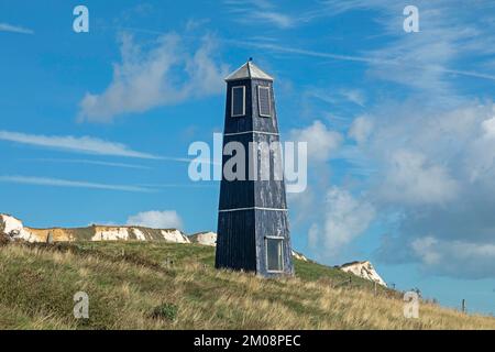 Tower, Samphire Hoe Country Park, Kent, England, Großbritannien, Europa Stockfoto