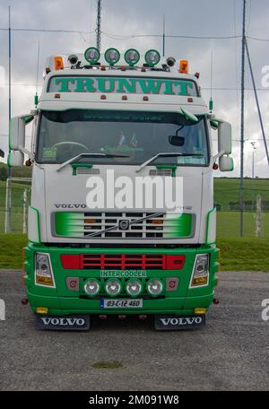 Barryroe Macra Truck and Tractor Run in Aid of Clonakilty Community Hospital and Marymount University Hospital and Hospice, November 2022 Stockfoto