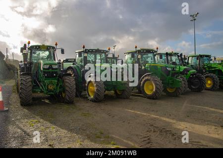 Barryroe Macra Truck and Tractor Run in Aid of Clonakilty Community Hospital and Marymount University Hospital and Hospice, November 2022 Stockfoto