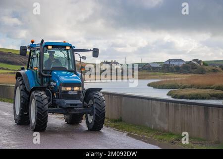 Barryroe Macra Truck and Tractor Run in Aid of Clonakilty Community Hospital and Marymount University Hospital and Hospice, November 2022 Stockfoto