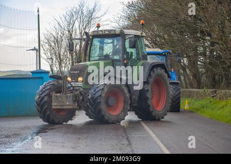 Barryroe Macra Truck and Tractor Run in Aid of Clonakilty Community Hospital and Marymount University Hospital and Hospice, November 2022 Stockfoto