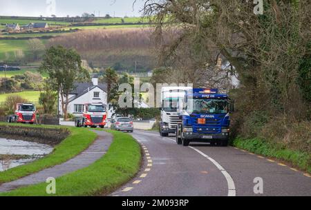 Barryroe Macra Truck and Tractor Run in Aid of Clonakilty Community Hospital and Marymount University Hospital and Hospice, November 2022 Stockfoto