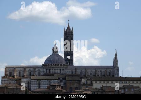 Siena Kathedrale, Duomo di Siena, Metropolitan Kathedrale der Heiligen Maria der Himmelfahrt, Cattedrale Metropolitana di Santa Maria Assunta, Toskana, Stockfoto