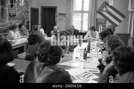 Die Gründung einer DKP-Gesellschaft BRD-Kuba am 12.07.1974 in Gelsenkirchen, um Freundschaft mit diesem Land, Deutschland, Europa zu pflegen Stockfoto