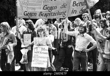 Mehr als 40 000 Studenten aus allen Teilen der Bundesrepublik Deutschland demonstrierten für mehr Bildungsförderung (Bafoeg) und ihre Sorgen in do Stockfoto