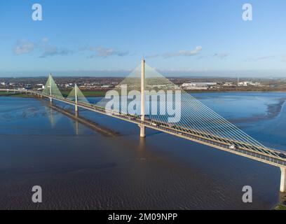 Mersey Gateway Brücke Stockfoto